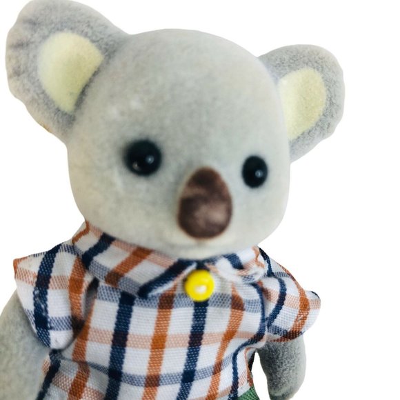 Calico Critters Koala Bear Family Of 2 Father Mother Sylvanian Families Jointed - Picture 4 of 7